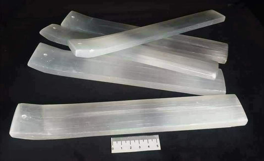 SELENITE INCENSE HOLDER SE39