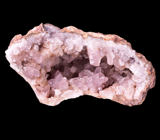 PINK AMETHYST CLUSTER GEODE, Argentina P320