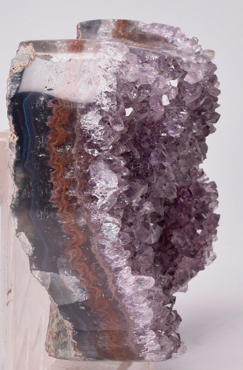 AMETHYST CRYSTAL CAT CLUSTER, FROM BRAZIL P23