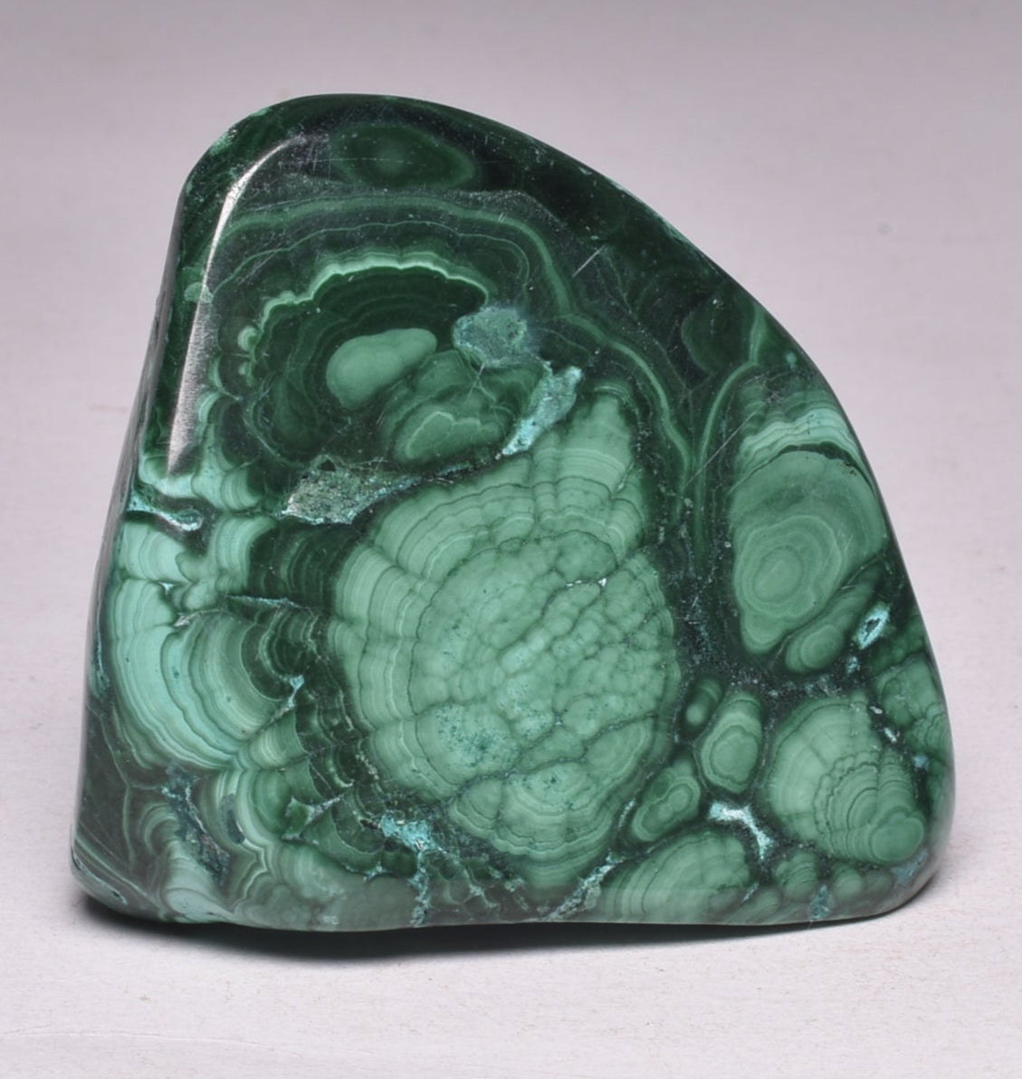 Chrysocolla and Malachite Polished Crystal Tumble P2026