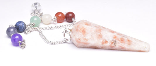 CHAKRA CRYSTAL SUNSTONE PENDULUM P751