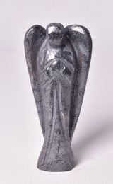 HEMATITE ANGEL CARVING 7.5 CM P2041
