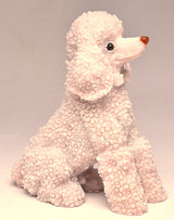 PINK OPAL POODLE CRYSTAL CARVING P744