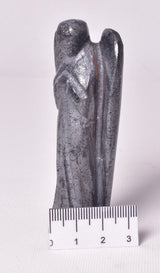 HEMATITE ANGEL CARVING 7.5 CM P2041