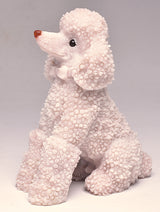 PINK OPAL POODLE CRYSTAL CARVING P744
