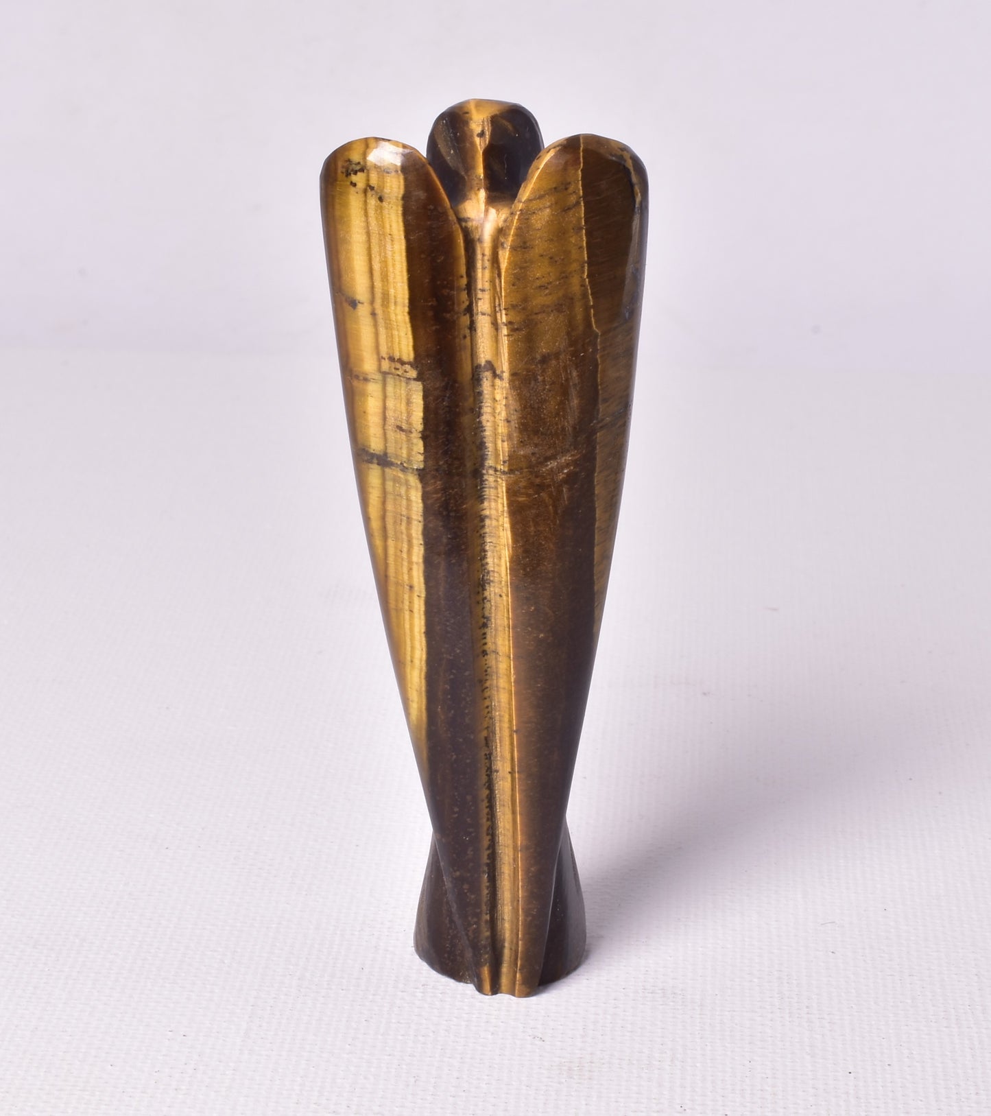 TIGER EYE  CRYSTAL ANGEL CARVING P2040