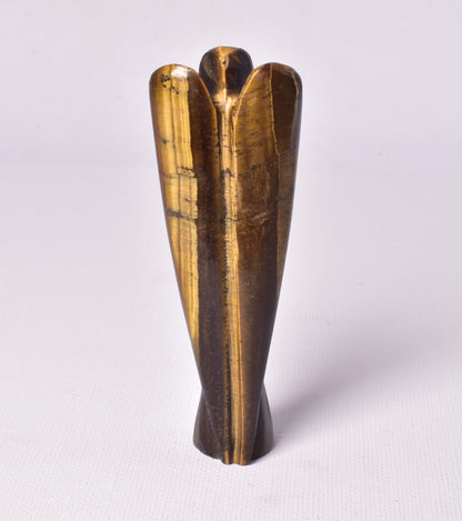 TIGER EYE  CRYSTAL ANGEL CARVING P2040