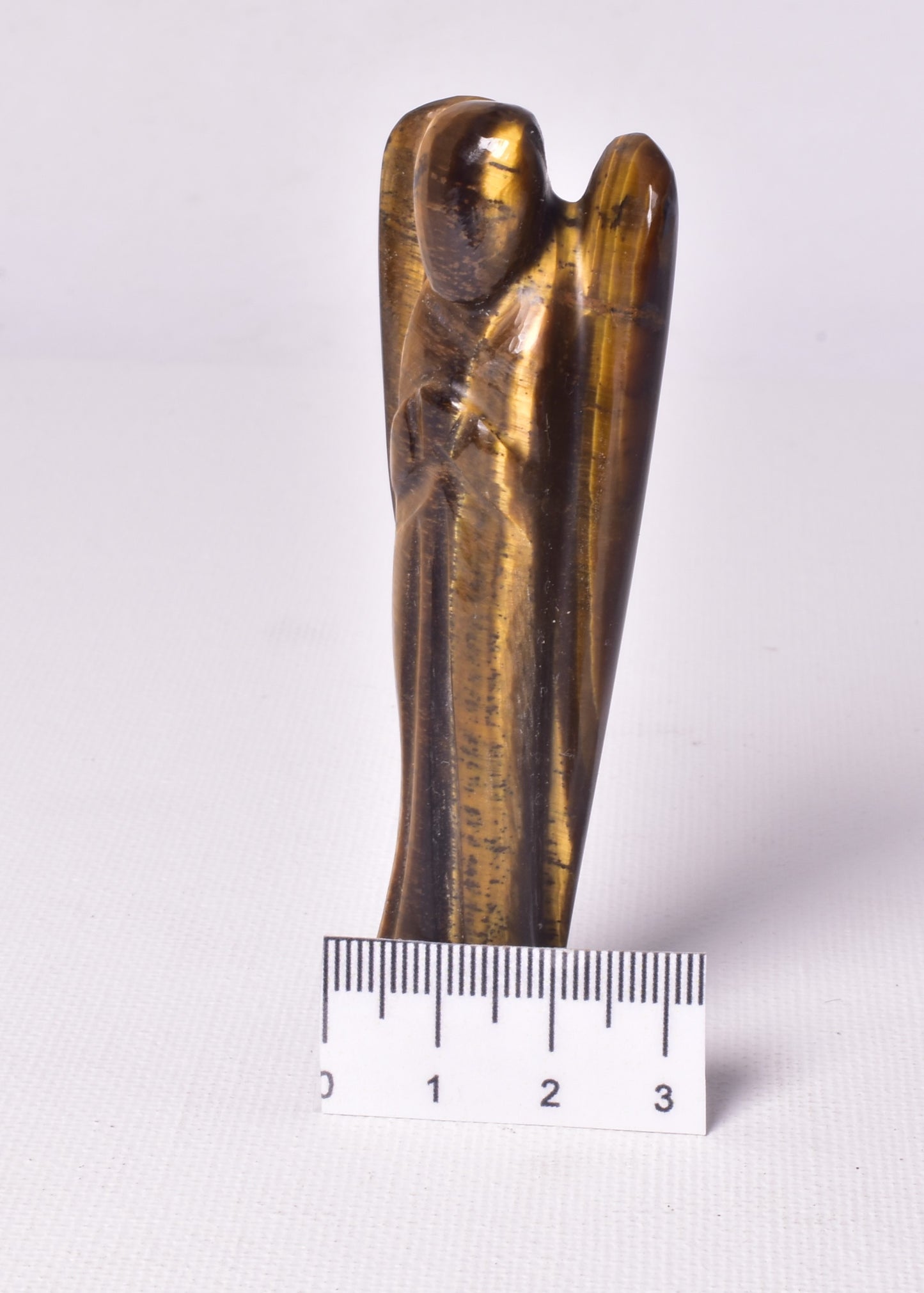 TIGER EYE  CRYSTAL ANGEL CARVING P2040