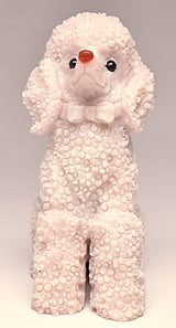 PINK OPAL POODLE CRYSTAL CARVING P744