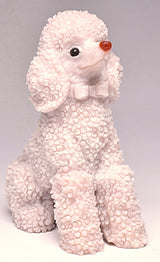 PINK OPAL POODLE CRYSTAL CARVING P744