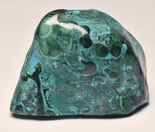 Chrysocolla and Malachite Polished Crystal Tumble P2018