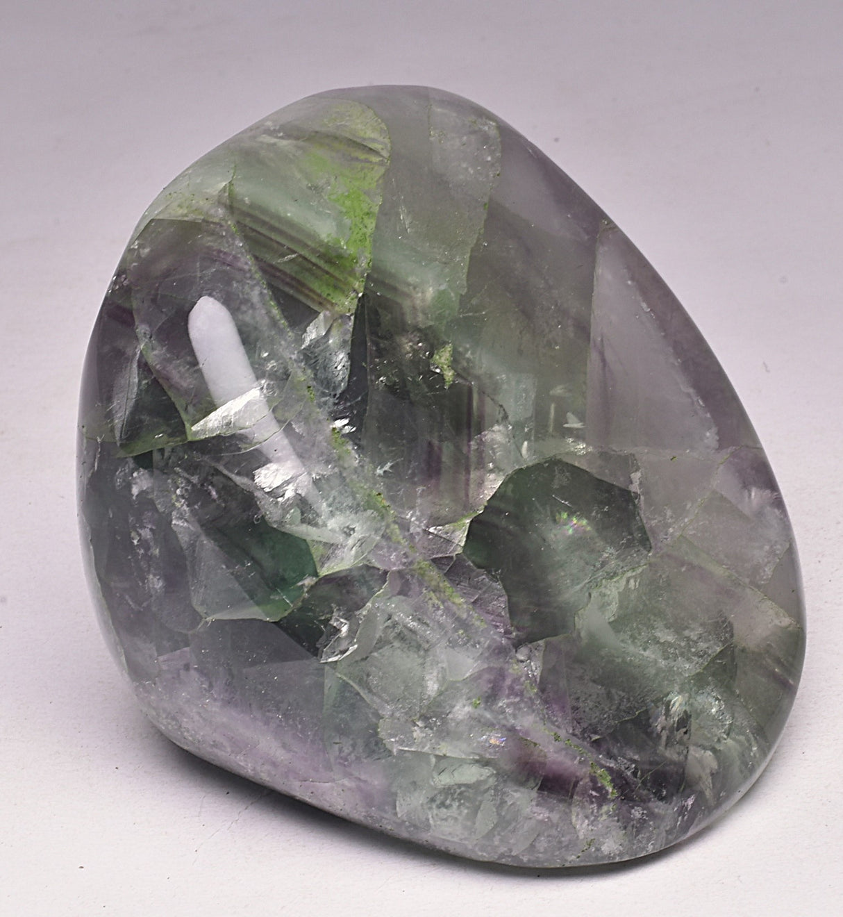 FLUORITE CRYSTAL POLISHED FREEFORM, CHINA P753