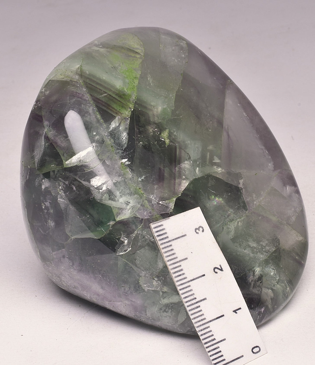 FLUORITE CRYSTAL POLISHED FREEFORM, CHINA P753
