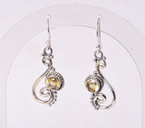 CITRINE DROP EARRINGS J69