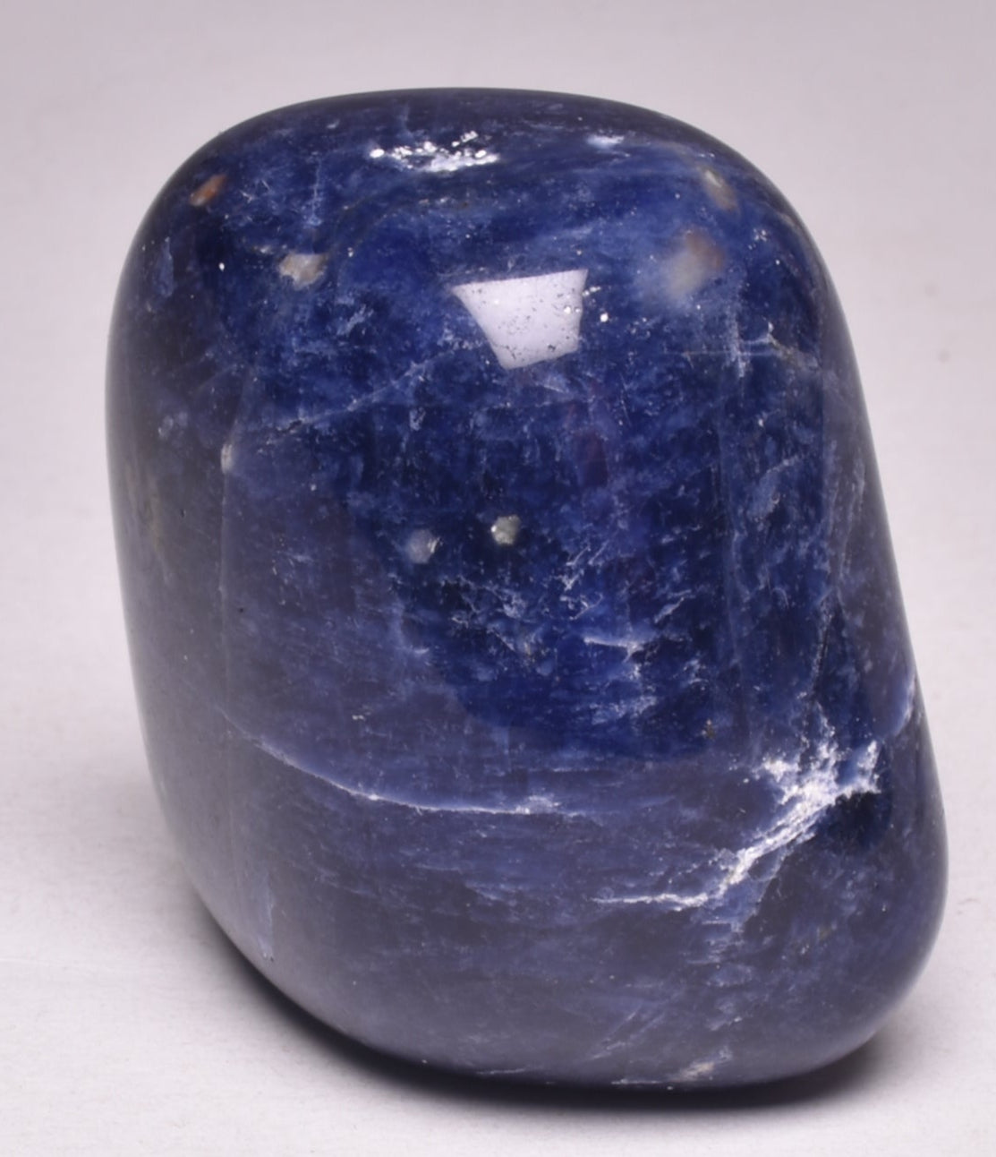 SODALITE CRYSTAL POLISHED FREEFORM TUMBLE STONE P2022