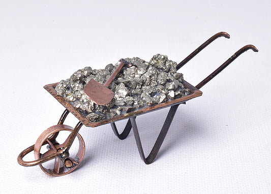 PYRITE WHEELBARROW P519