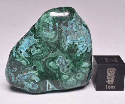 Chrysocolla and Malachite Polished Crystal Tumble P2025