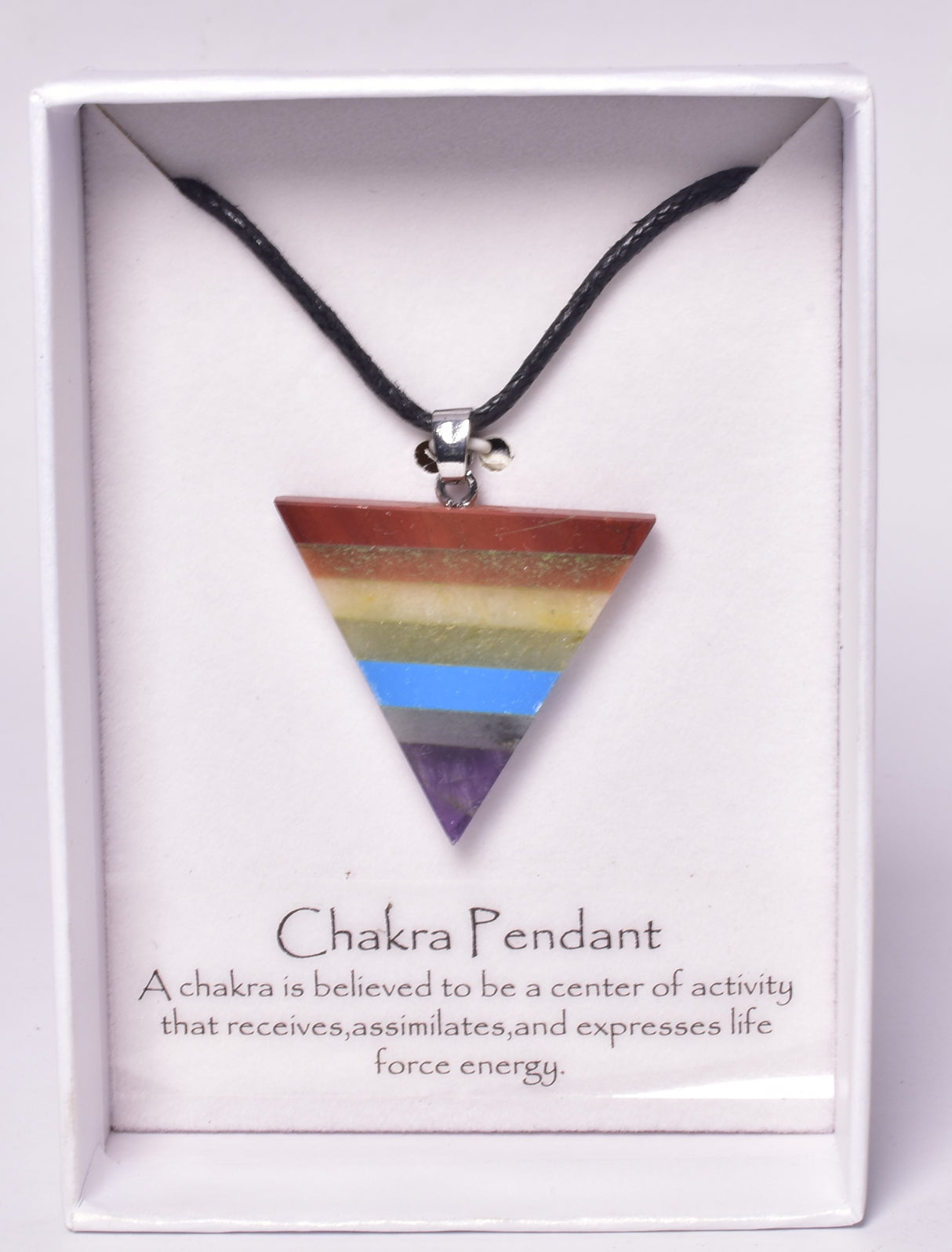 CHAKRA CRYSTAL PENDANT J139