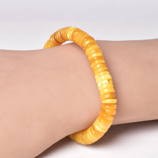 AMBER BEADED BRACELET J99