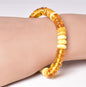 AMBER BEADED BRACELET J126
