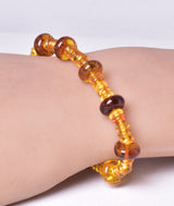 AMBER BEADED BRACELET J121