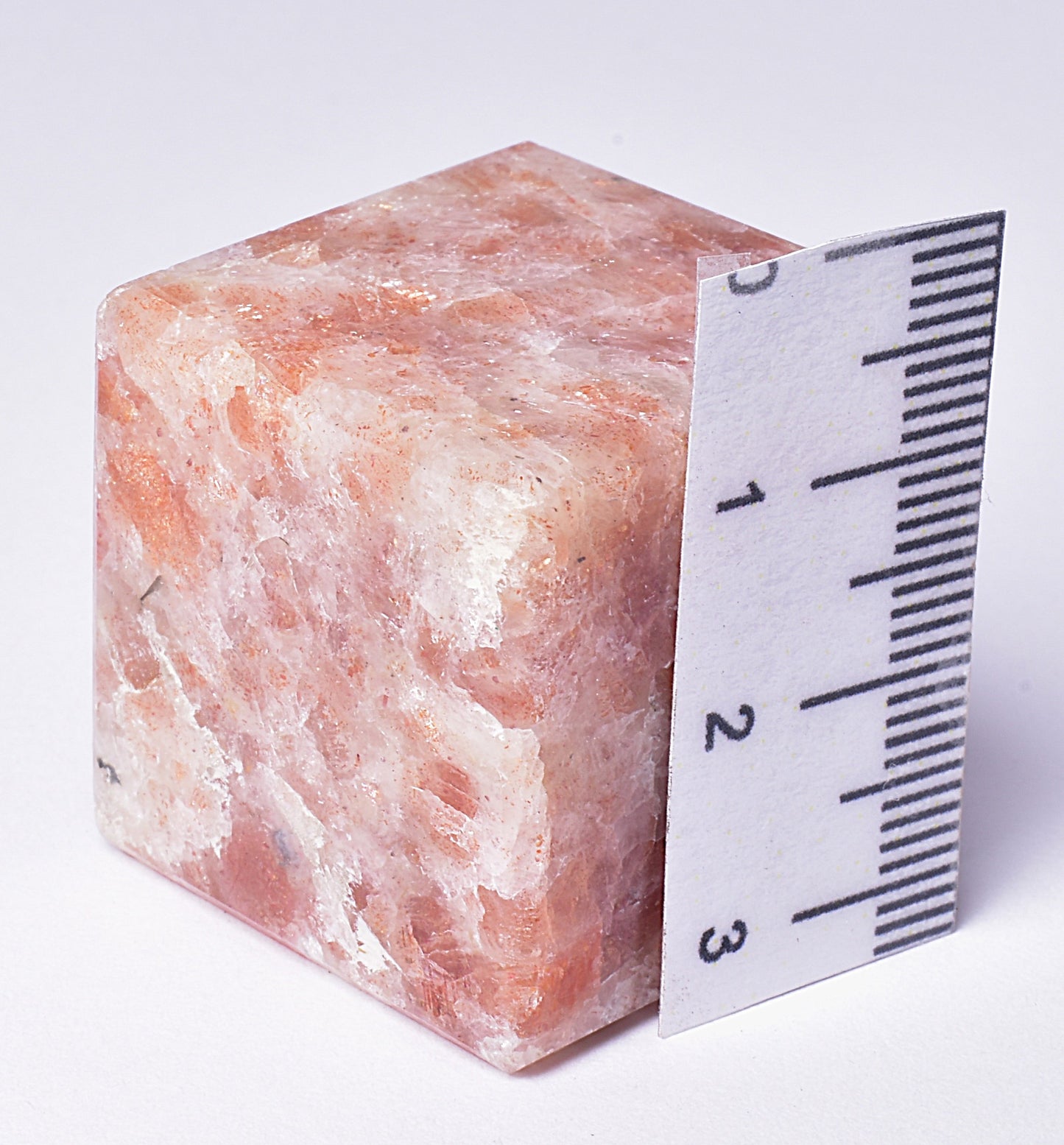 SUNSTONE POLISHED CUBE P2044