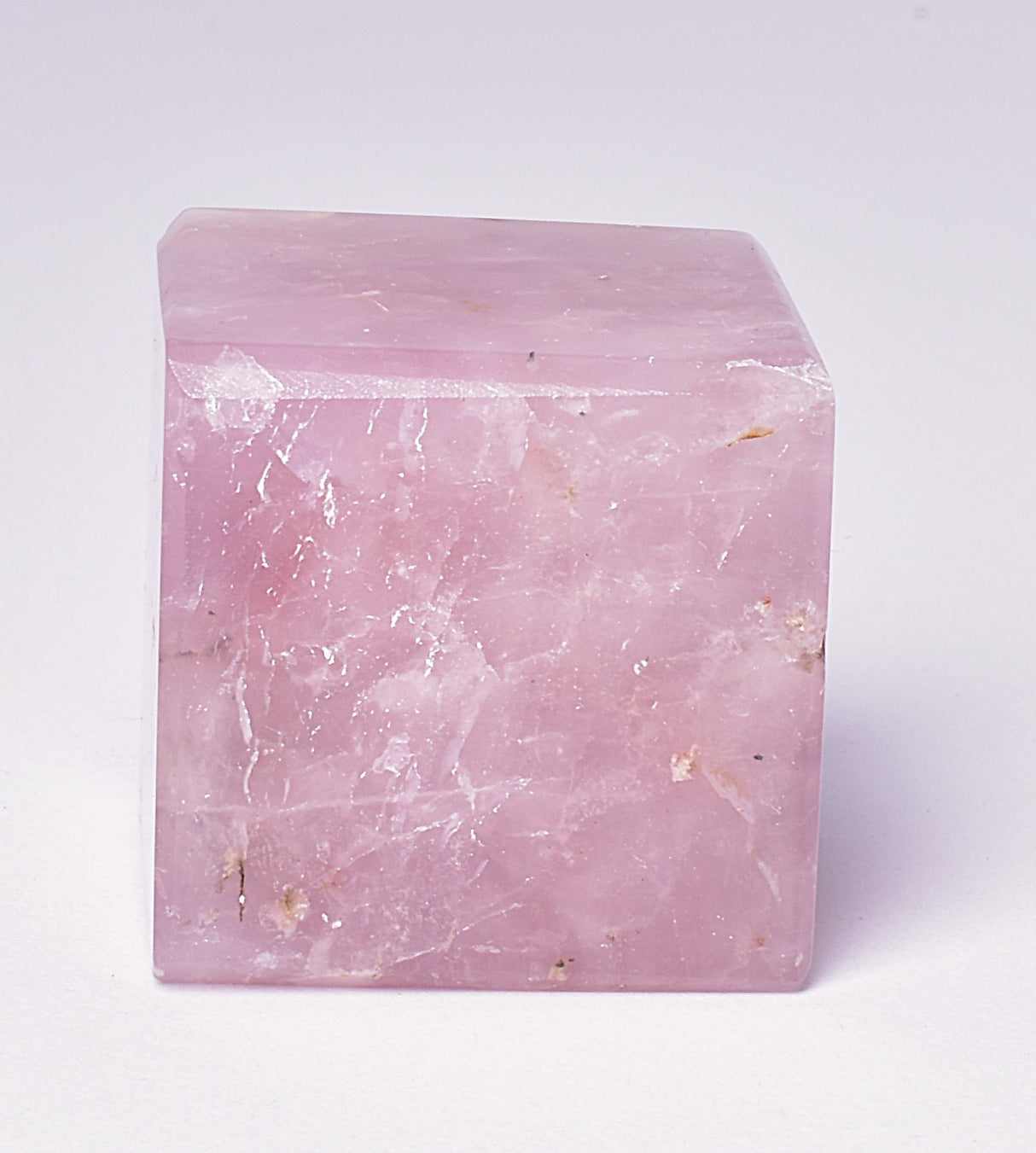 ROSE QUARTZ POLISHED CUBE P2045