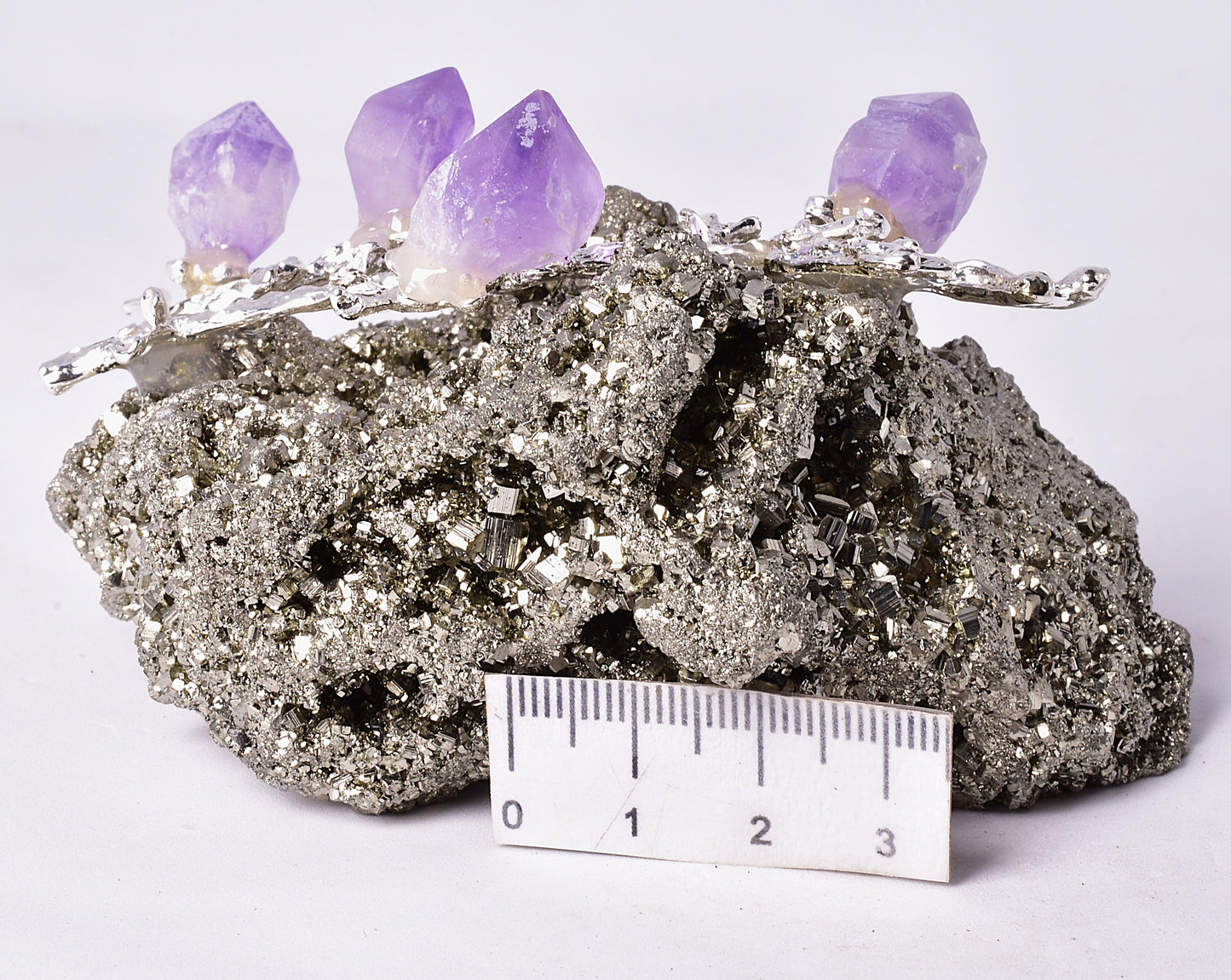 PYRITE and AMETHYST TREE P323