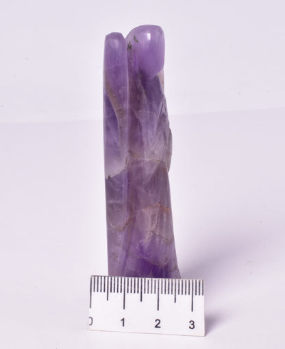 AMETHYST ANGEL CARVING P534