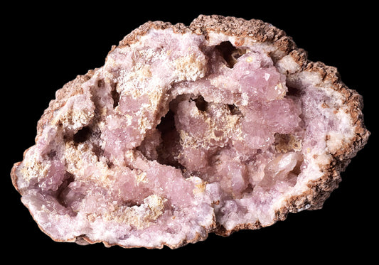 PINK AMETHYST CLUSTER GEODE, Argentina P324