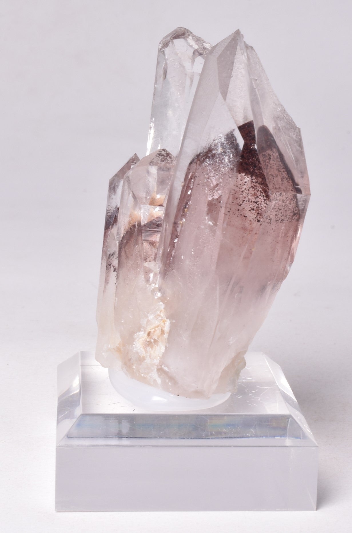 SUNSET PHANTOM QUARTZ POINTS, INDIA P994