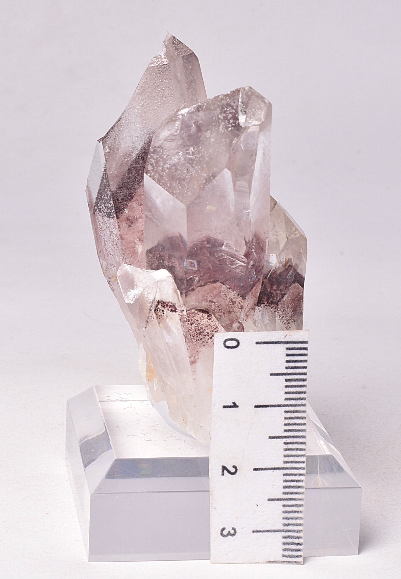 SUNSET PHANTOM QUARTZ POINTS, INDIA P994