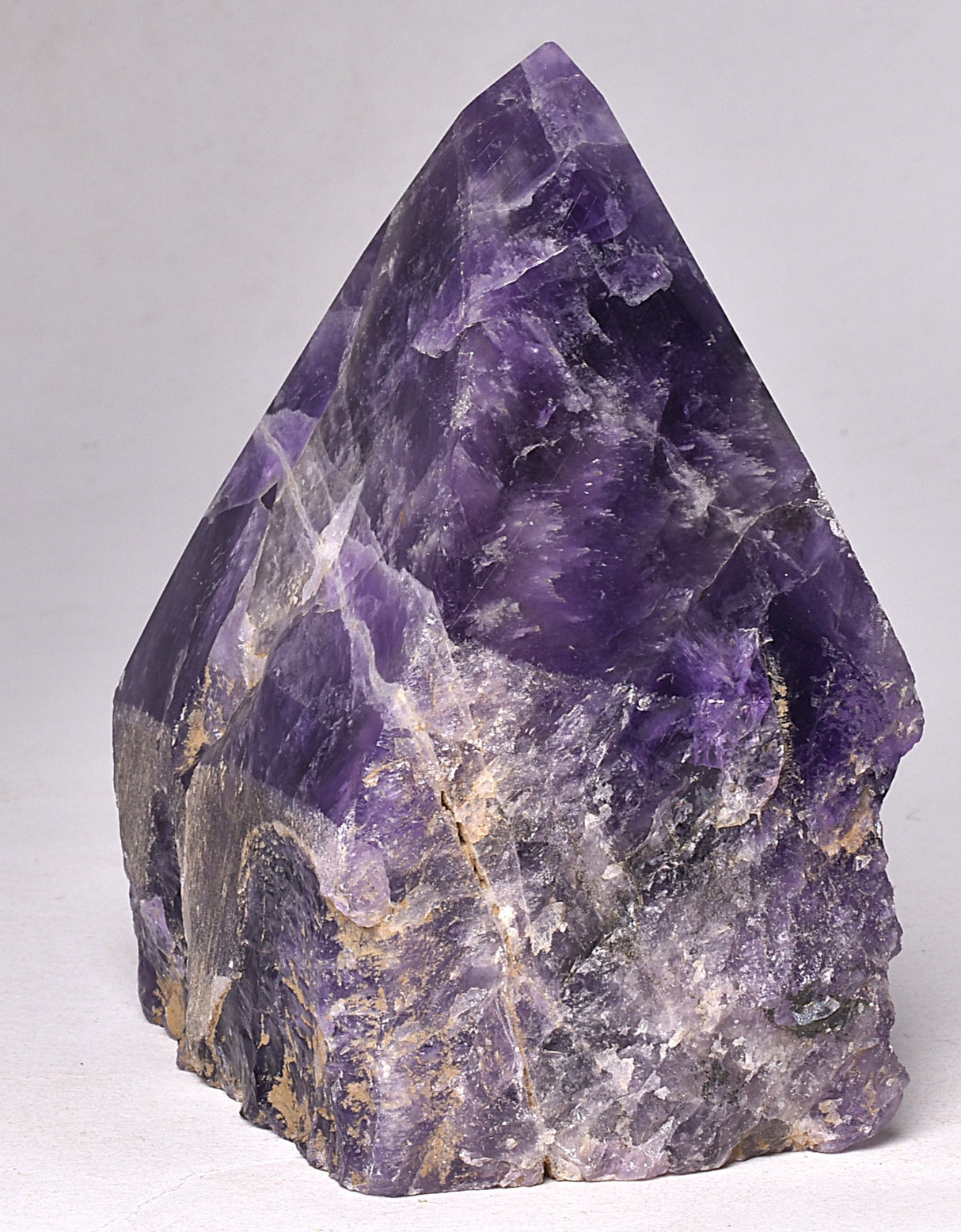 AMETHYST POINT, ROUGH BASE P998