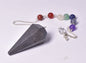 HEMATITE PENDULUM with CHAKRA CHAIN J145