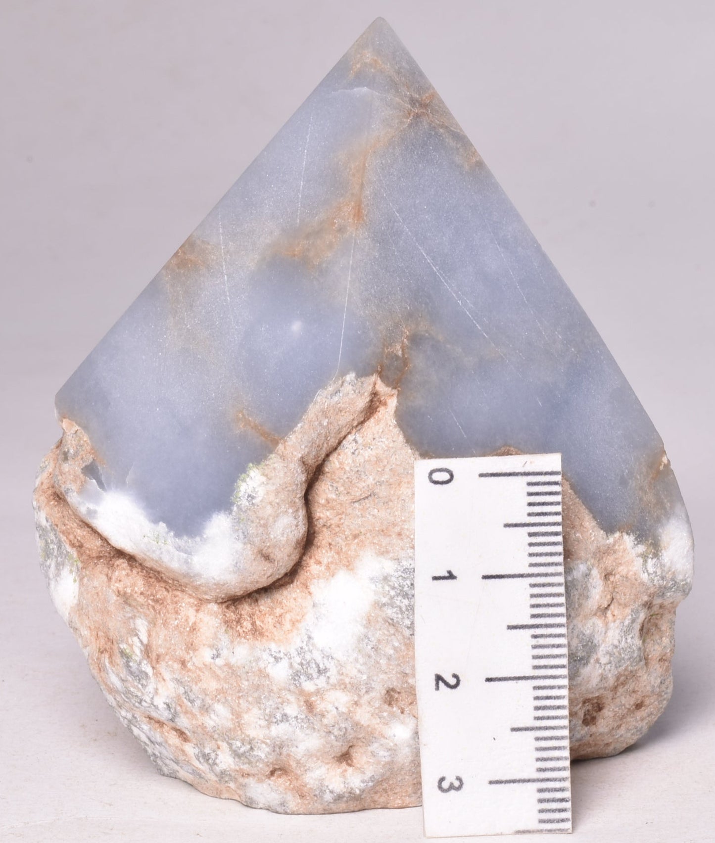 ANGELITE POINT, ROUGH BASE P668