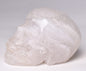 QUARTZ CRYSTAL CARVED SKULL P674