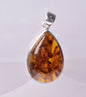 AMBER PENDANT set in STERLING SILVER J106