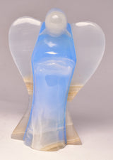 DYED ONYX ANGEL CARVING P464