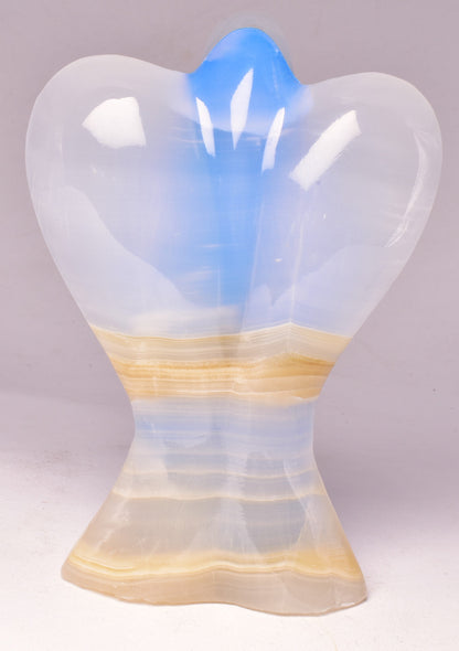 DYED ONYX ANGEL CARVING P1084