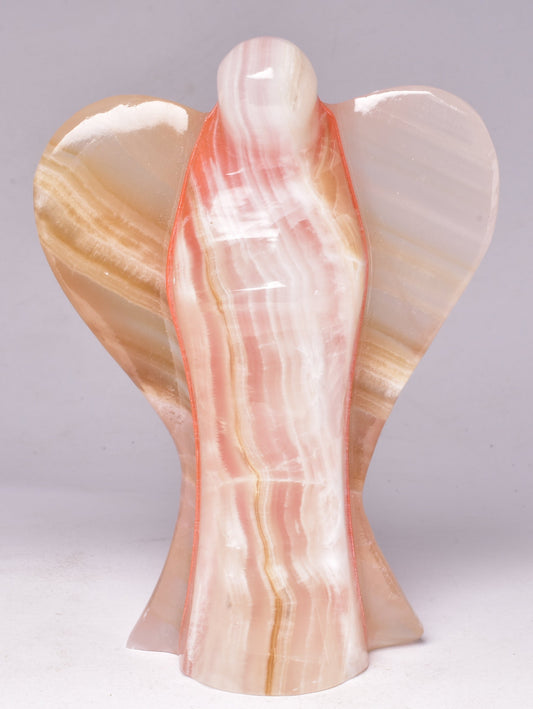 DYED ONYX ANGEL CARVING P1078