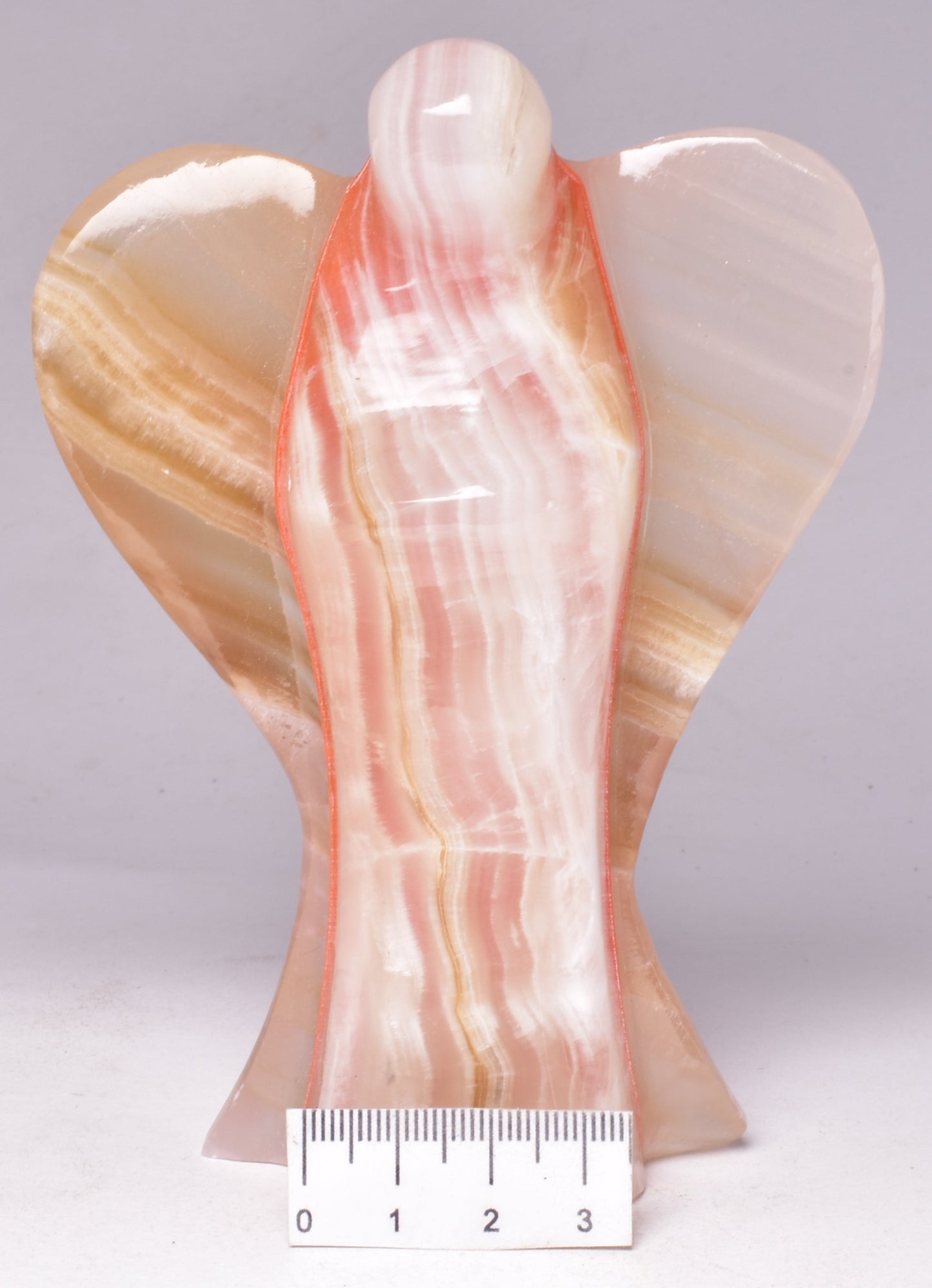 DYED ONYX ANGEL CARVING P1078