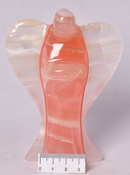DYED ONYX ANGEL CARVING P289