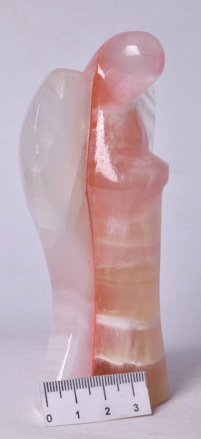 DYED ONYX ANGEL CARVING P290