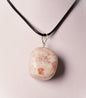 SUNSTONE CRYSTAL TUMBLE PENDANT J111