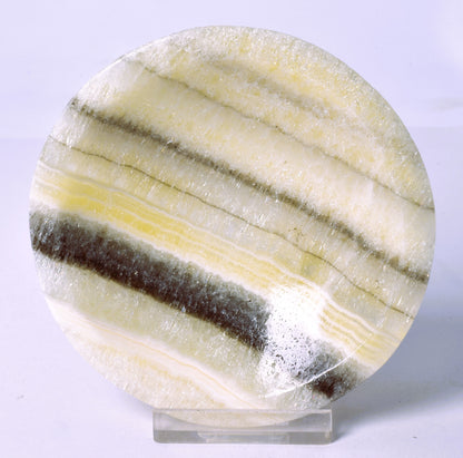 ARAGONITE DISH CARVING 9CM P153
