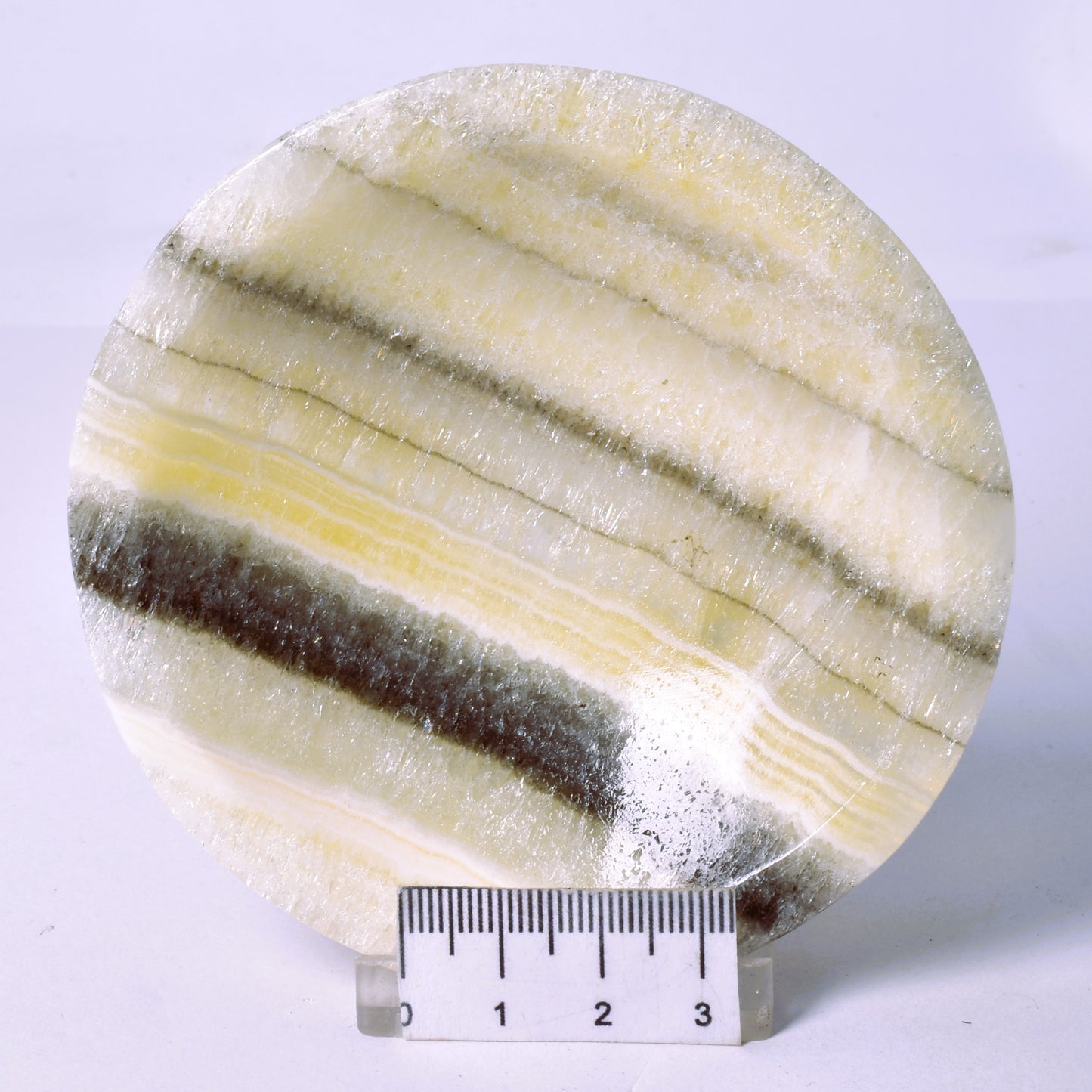 ARAGONITE DISH CARVING 9CM P153