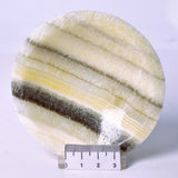 ARAGONITE DISH CARVING 9CM P153