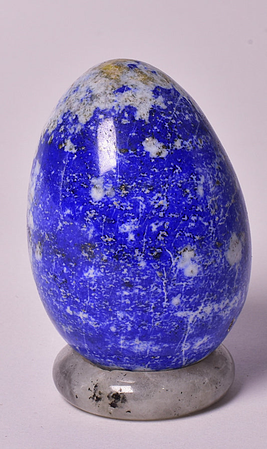 LAPIS LAZULI POLISHED CRYSTAL EGG CARVING P2066