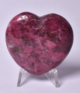 THULITE CRYSTAL HEART CARVING P246