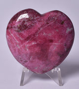 THULITE CRYSTAL HEART CARVING P246